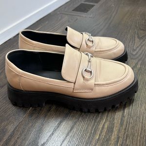 Chunky Butter Yellow Lug Sole Loafers